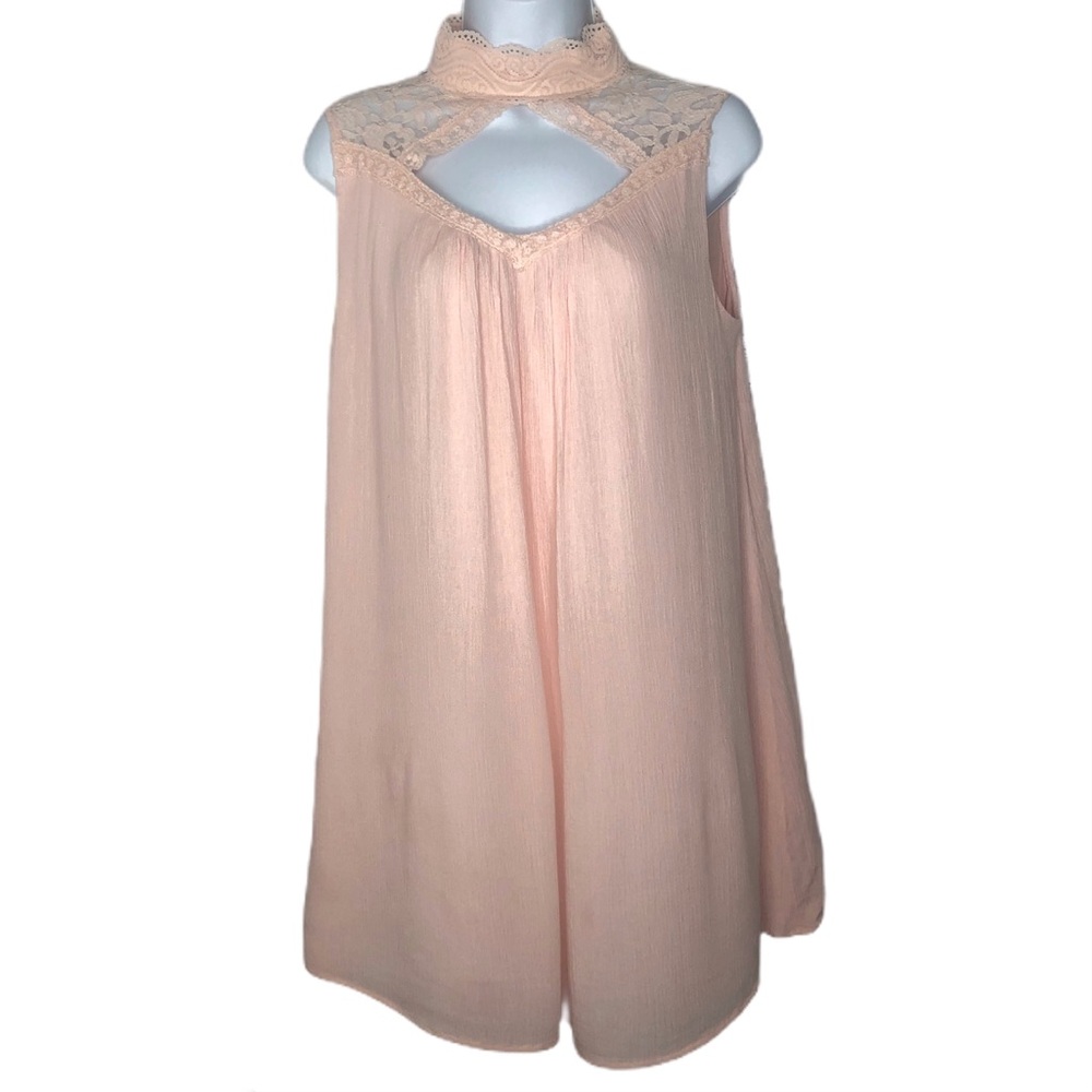 Peach Love California Rayon dress